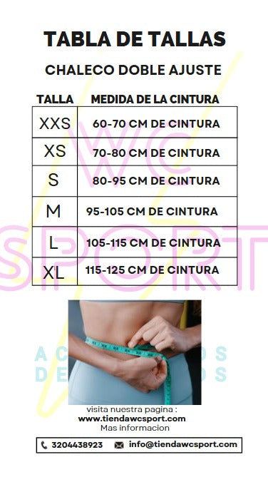 CHALECO DOBLE AJUSTE WC SPORT