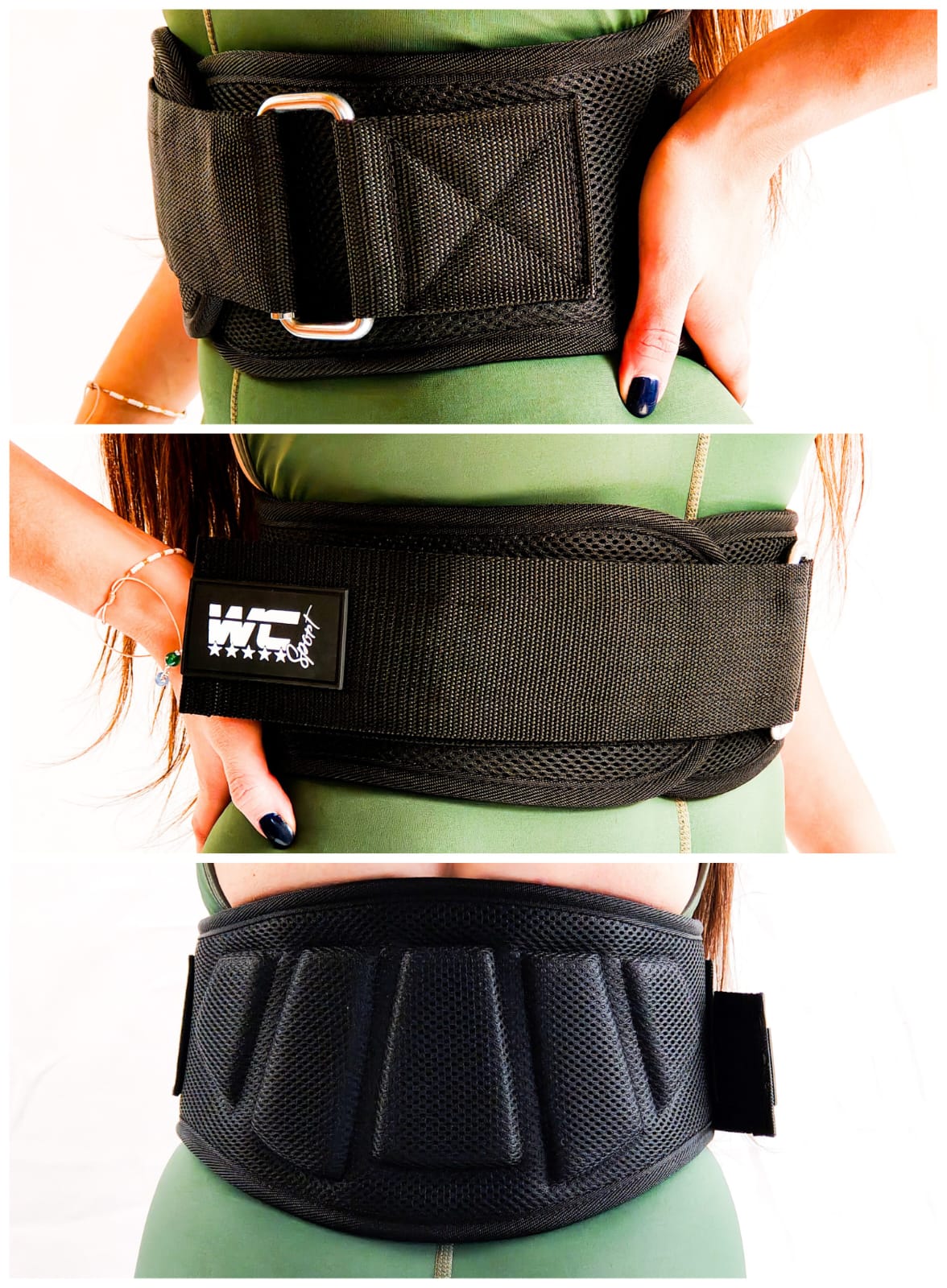 CINTURON CON AJUSTE EN VELCRO WC SPORT + TULA GRATIS