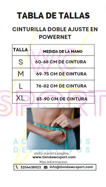 CINTURILLA DOBLE AJUSTE POWERNET WC SPORT
