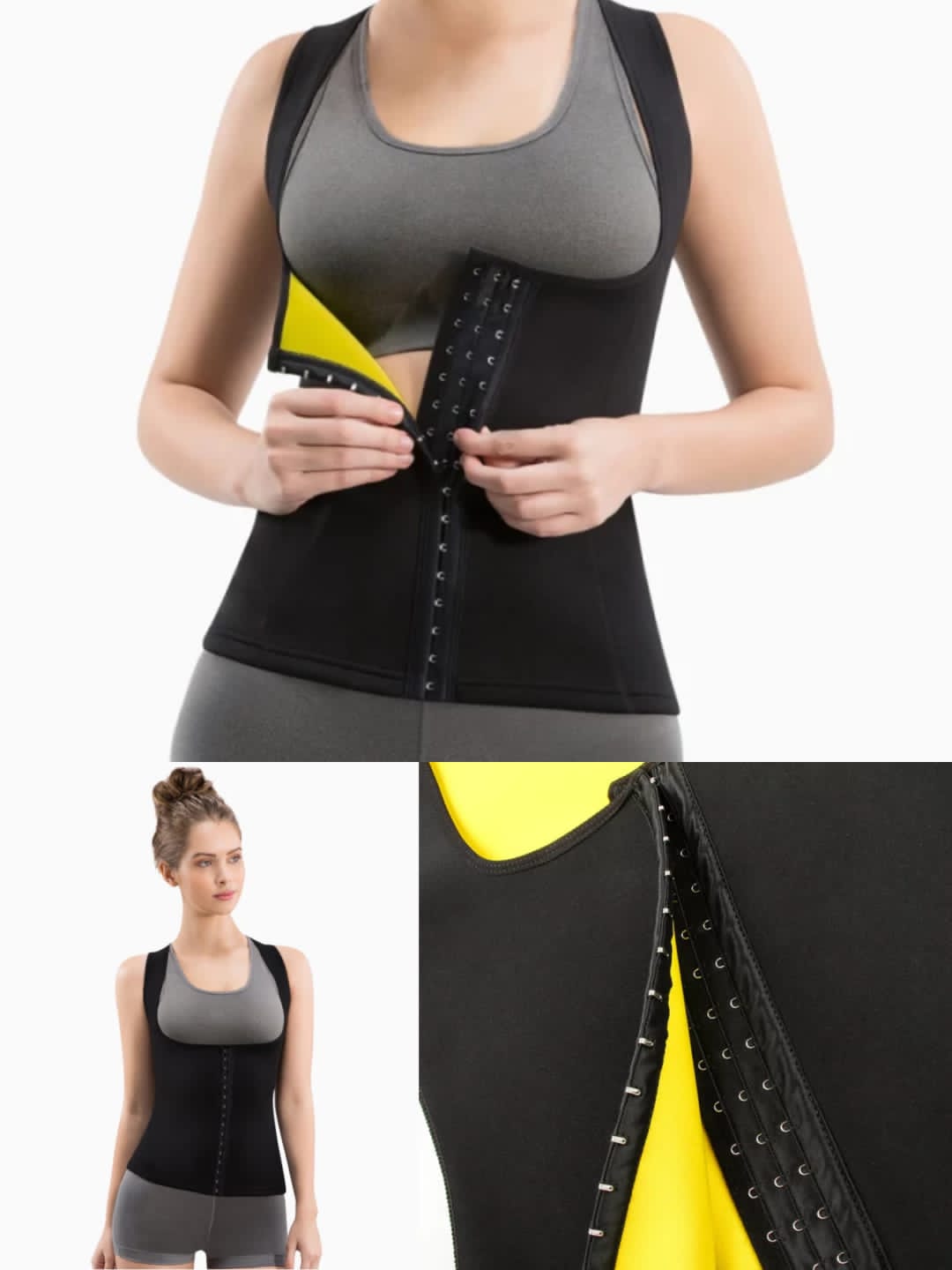 CHALECO REDUCTOR EN NEOPRENO DE 3 AJUSTES WC SPORT