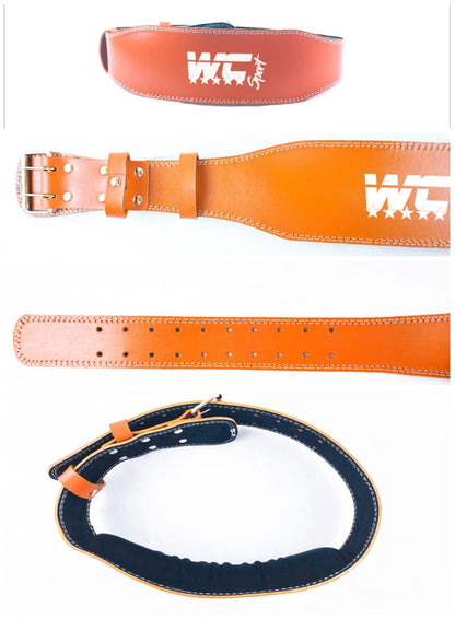 CINTURON EN CUERO WC SPORT + TULA GRATIS