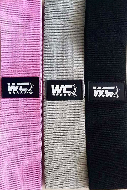 KIT X3 BANDAS ELASTICAS EN TELA WC SPORT + TULA GRATIS